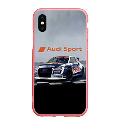 Чехол iPhone XS Max матовый Ауди Спорт Гоночная команда Audi sport Racing team