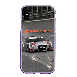 Чехол iPhone XS Max матовый Audi Sport Racing Team Short Track Car Racing Авто