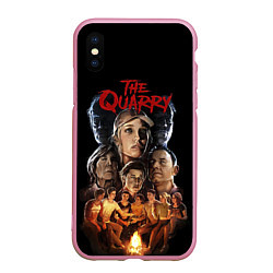 Чехол iPhone XS Max матовый The Quarry Все Персонажи