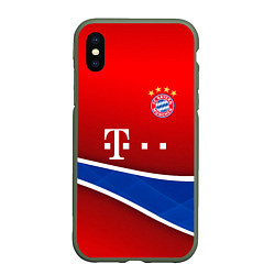 Чехол iPhone XS Max матовый Bayern munchen sport