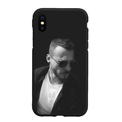 Чехол iPhone XS Max матовый Kerem, цвет: 3D-черный