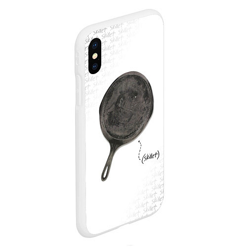 Чехол iPhone XS Max матовый Skillet - альбом / 3D-Белый – фото 2