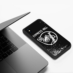 Чехол iPhone XS Max матовый Cypress Hill КОТ Арт, цвет: 3D-черный — фото 2