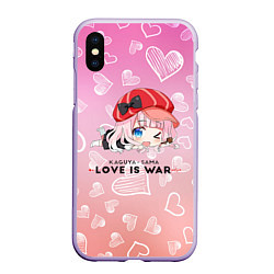 Чехол iPhone XS Max матовый Цубамэ Коясу Kaguya-sama: Love is War