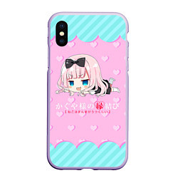 Чехол iPhone XS Max матовый Цубамэ Коясу Kaguya-sama: Love is War