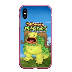 Чехол iPhone XS Max матовый My singing monsters Избалолист Entbrat