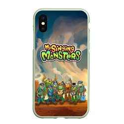 Чехол iPhone XS Max матовый My singing monsters САХАСЕМЬЯ