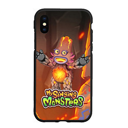 Чехол iPhone XS Max матовый My singing monsters ЛАВАТЁКА