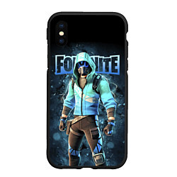 Чехол iPhone XS Max матовый Fortnite Surf Strider Кульный чувак Video game, цвет: 3D-черный