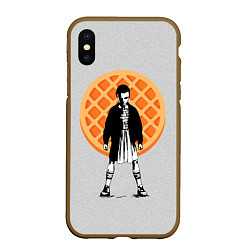 Чехол iPhone XS Max матовый Eleven Eggo