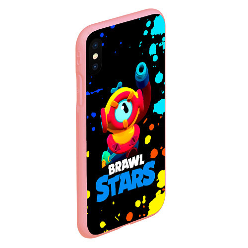 Чехол iPhone XS Max матовый Отис Otis Brawl Stars / 3D-Баблгам – фото 2