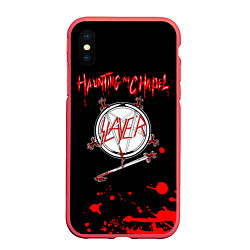 Чехол iPhone XS Max матовый Haunting the Chapel - Slayer, цвет: 3D-красный