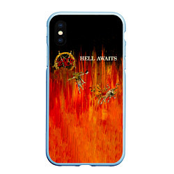 Чехол iPhone XS Max матовый Hell Awaits - Slayer