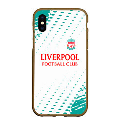 Чехол iPhone XS Max матовый Liverpool краски