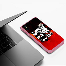 Чехол iPhone XS Max матовый Больше чем любовь - Stigmata, цвет: 3D-малиновый — фото 2
