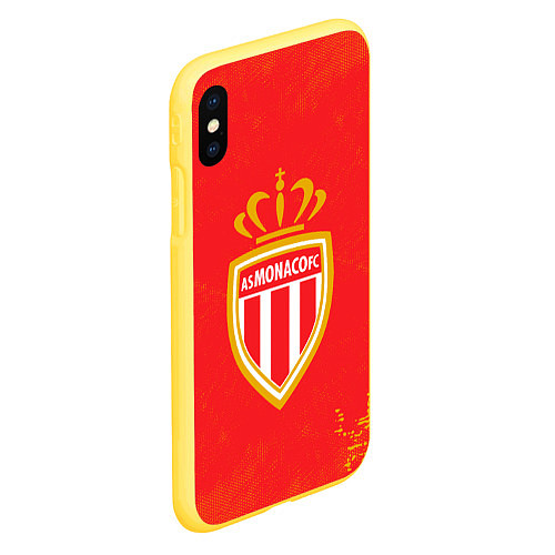 Чехол iPhone XS Max матовый Monaco монако / 3D-Желтый – фото 2