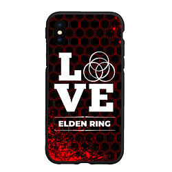 Чехол iPhone XS Max матовый Elden Ring Love Классика, цвет: 3D-черный
