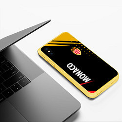 Чехол iPhone XS Max матовый Монако monaco, цвет: 3D-желтый — фото 2