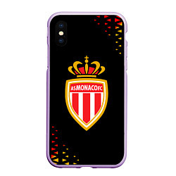 Чехол iPhone XS Max матовый Monaco абстракция