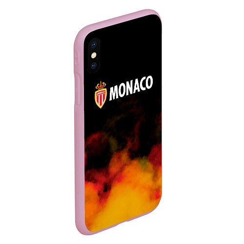 Чехол iPhone XS Max матовый Monaco монако туман / 3D-Розовый – фото 2