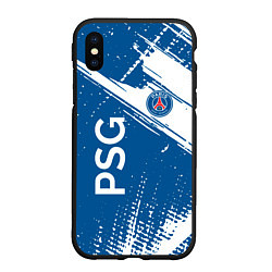 Чехол iPhone XS Max матовый Psg псж краска