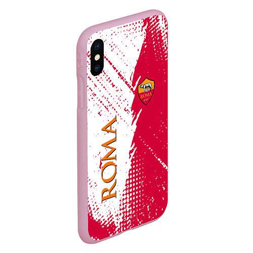 Чехол iPhone XS Max матовый Roma краска / 3D-Розовый – фото 2