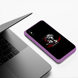 Чехол iPhone XS Max матовый METAL GEAR RISING: REVENGEANCE, цвет: 3D-фиолетовый — фото 2