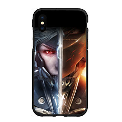 Чехол iPhone XS Max матовый METAL GEAR RISING САМУРАЙ, цвет: 3D-черный