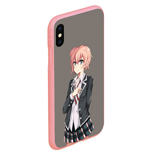 Чехол iPhone XS Max матовый Юи Юигахама OreGairu / 3D-Баблгам – фото 2