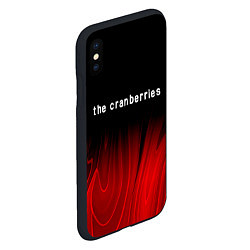 Чехол iPhone XS Max матовый The Cranberries Red Plasma, цвет: 3D-черный — фото 2