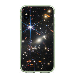 Чехол iPhone XS Max матовый NASA: Скопление Галактик