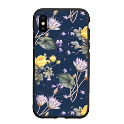 Чехол iPhone XS Max матовый Цветы Летняя Мечта