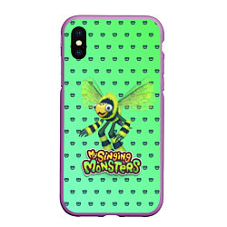 Чехол iPhone XS Max матовый My singing Monsters - Жужук