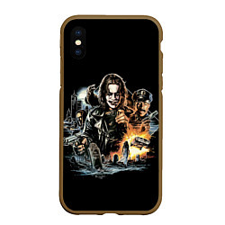 Чехол iPhone XS Max матовый Фильм Ворон, Постер The Crow