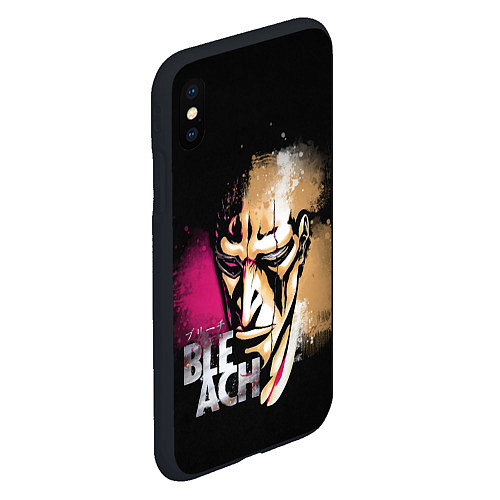 Чехол iPhone XS Max матовый Кенпачи Зараки Bleach / 3D-Черный – фото 2