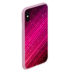 Чехол iPhone XS Max матовый Cosmic Radiance, цвет: 3D-розовый — фото 2