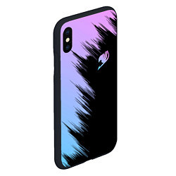 Чехол iPhone XS Max матовый Хвост феи - neon, цвет: 3D-черный — фото 2