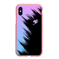 Чехол iPhone XS Max матовый Хвост феи - neon