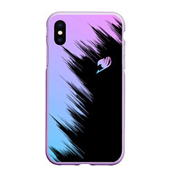Чехол iPhone XS Max матовый Хвост феи - neon