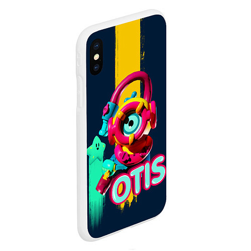 Чехол iPhone XS Max матовый Brawl Otis / 3D-Белый – фото 2