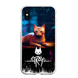 Чехол iPhone XS Max матовый Stray Cat: Бродячий Кот