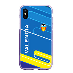 Чехол iPhone XS Max матовый Valencia Абстракция