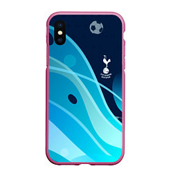 Чехол iPhone XS Max матовый Tottenham hotspur Абстракция