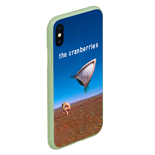 Чехол iPhone XS Max матовый Bury the Hatchet - The Cranberries / 3D-Салатовый – фото 2