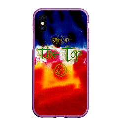 Чехол iPhone XS Max матовый The Top - The Cure, цвет: 3D-фиолетовый