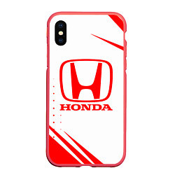 Чехол iPhone XS Max матовый Honda - sport