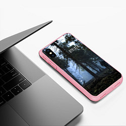 Чехол iPhone XS Max матовый STALKER Лес и РЛС Дуга, цвет: 3D-баблгам — фото 2