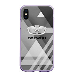 Чехол iPhone XS Max матовый Daewoo - logo