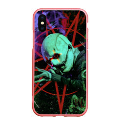 Чехол iPhone XS Max матовый Slipknot-Corey Taylor, цвет: 3D-баблгам