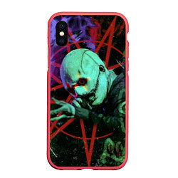 Чехол iPhone XS Max матовый Slipknot-Corey Taylor